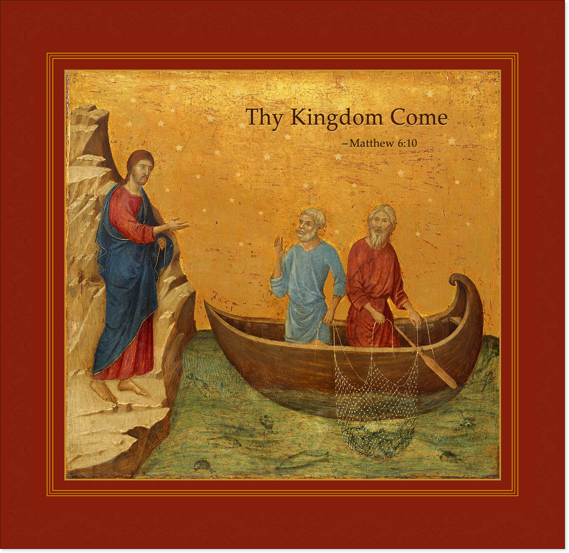 Christ with Fishermen -' Thy Kingdom Come'